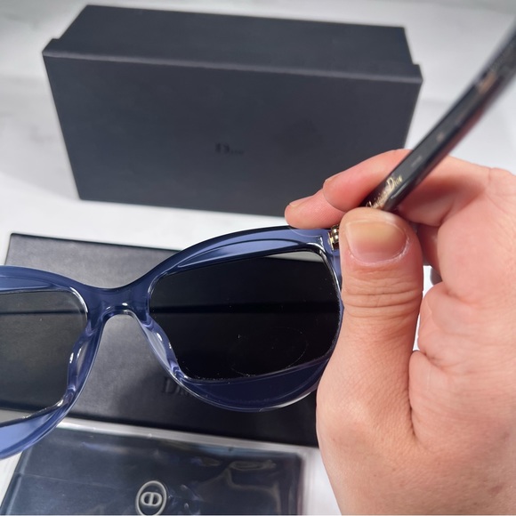 Christian Dior Diormania 2 Blue Havana Grey Sunglasses main image 15